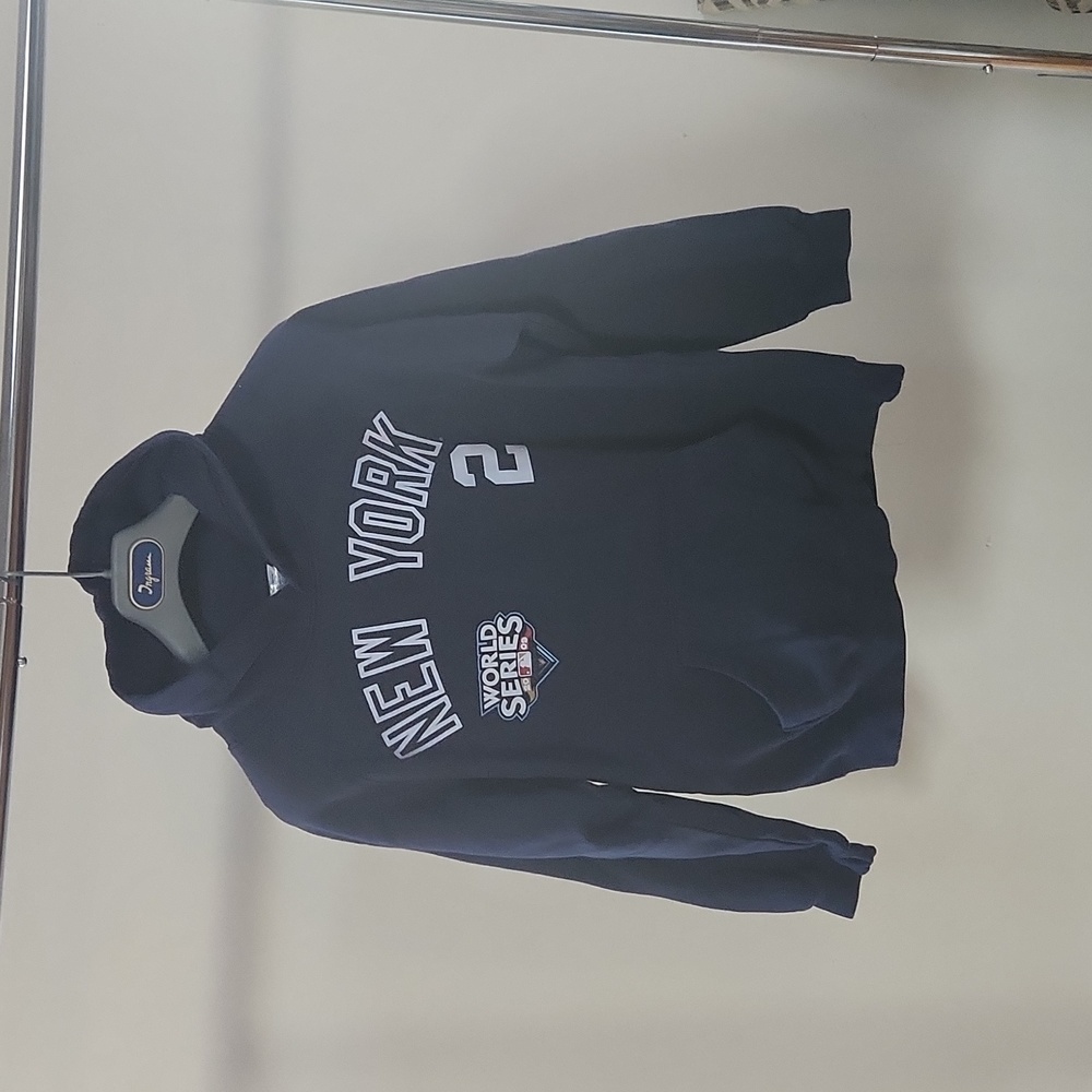 Vintage NY Yankees Jeter #2 youth hooded pullover size 14